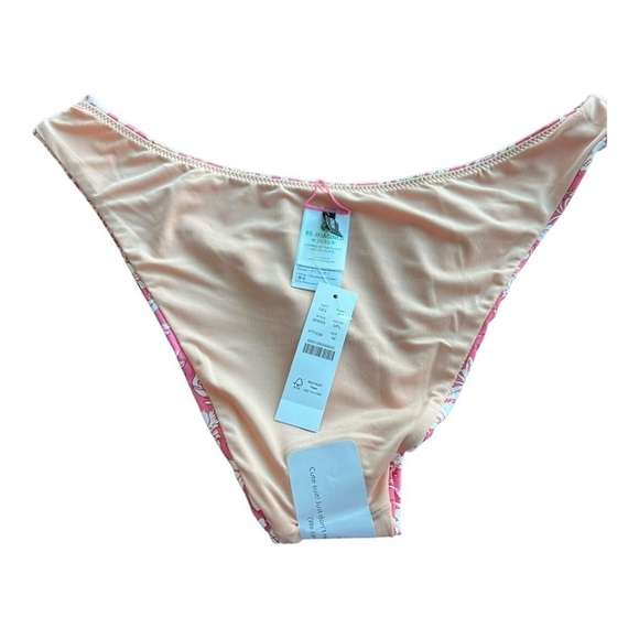 NEW J. Crew Curved-waist cheeky bikini bottom in tossed floral Size M - Picture 9 of 14
